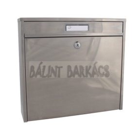 Postaláda, optimal fekvő INOX