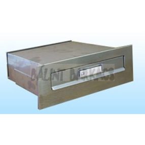 Postaláda, oszlopba építhető INOX