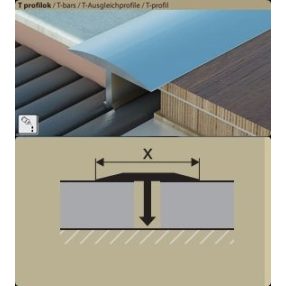 T profil alu 20mm 45170
