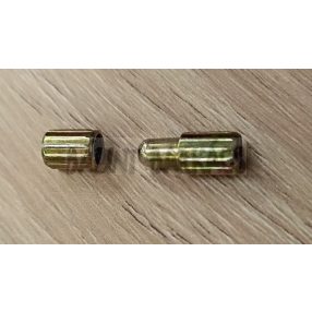 Asztallap illesztő csap és hüvely