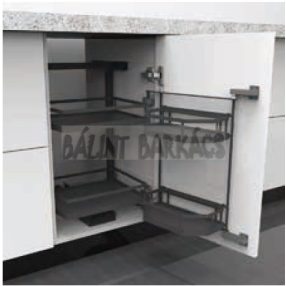 Kétszintes tárolókosár 60